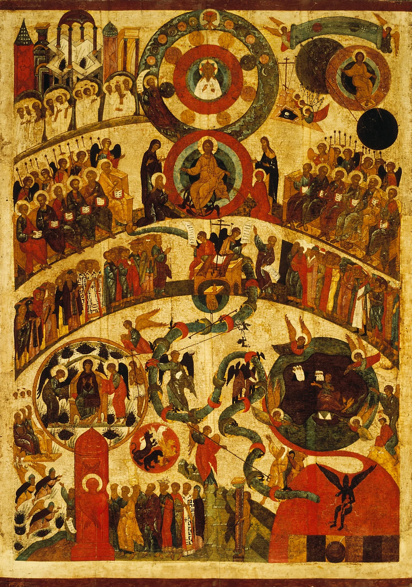 Last Judgment, by Unknown, tempera, 1500