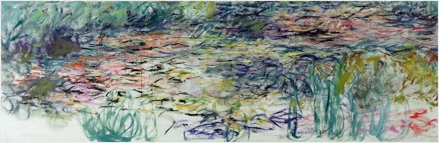 Nymphéas (Wildenstein 1902), by Claude Monet, oil, 1918