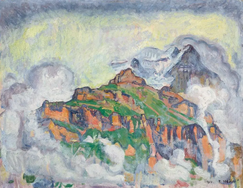 Das Jungfraumassiv von Mürren aus