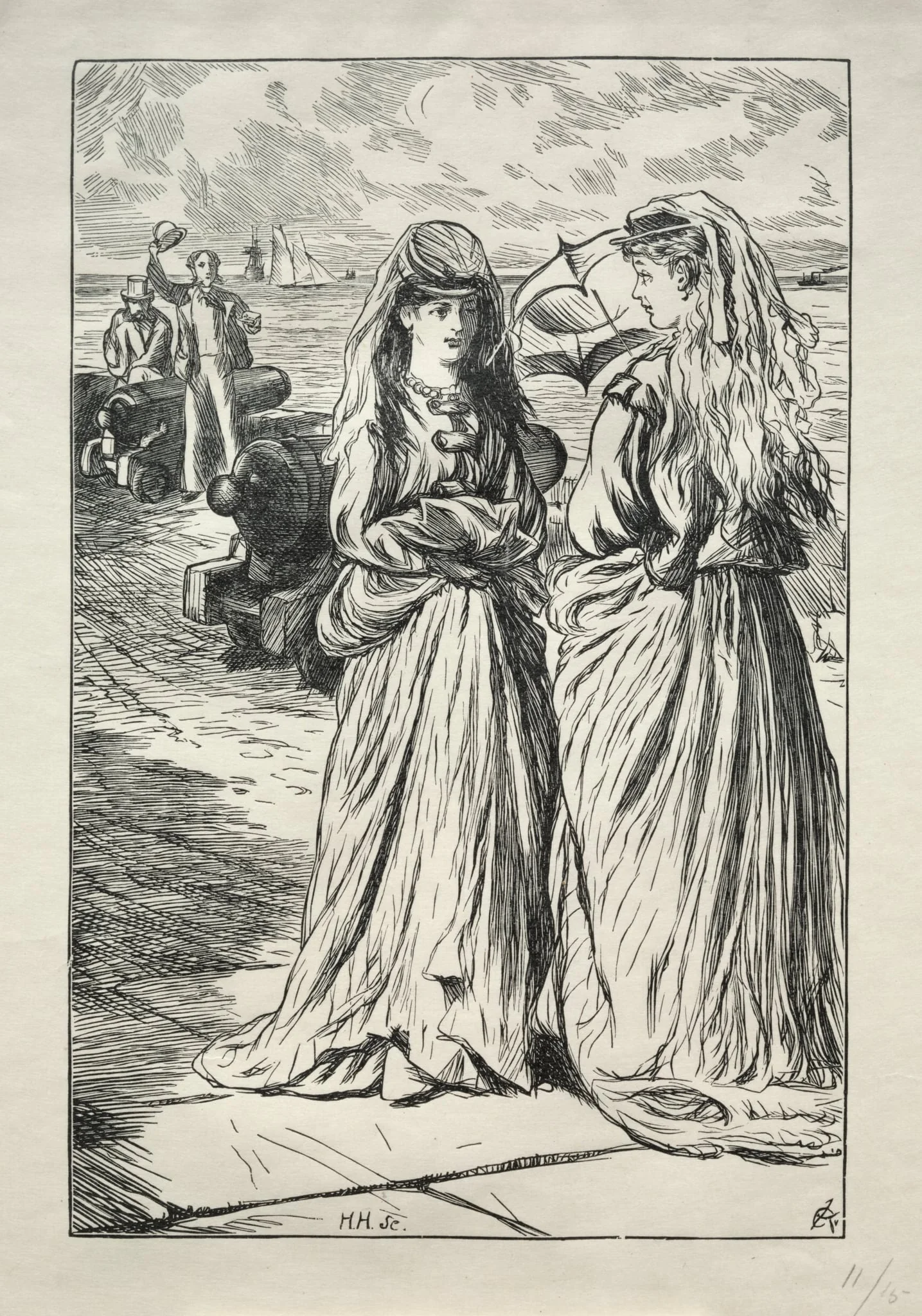 Lady Nelly - the Flirt, by Horace Harral, 1865