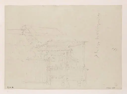 A house with an awning extended, Macau