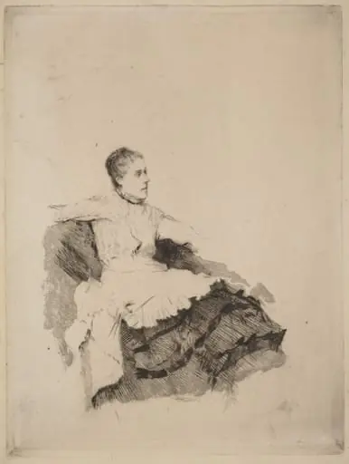 Portrait of Madame de Nittis ("Attenzione")