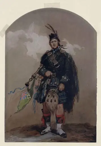 A Piper at Cobham Camp