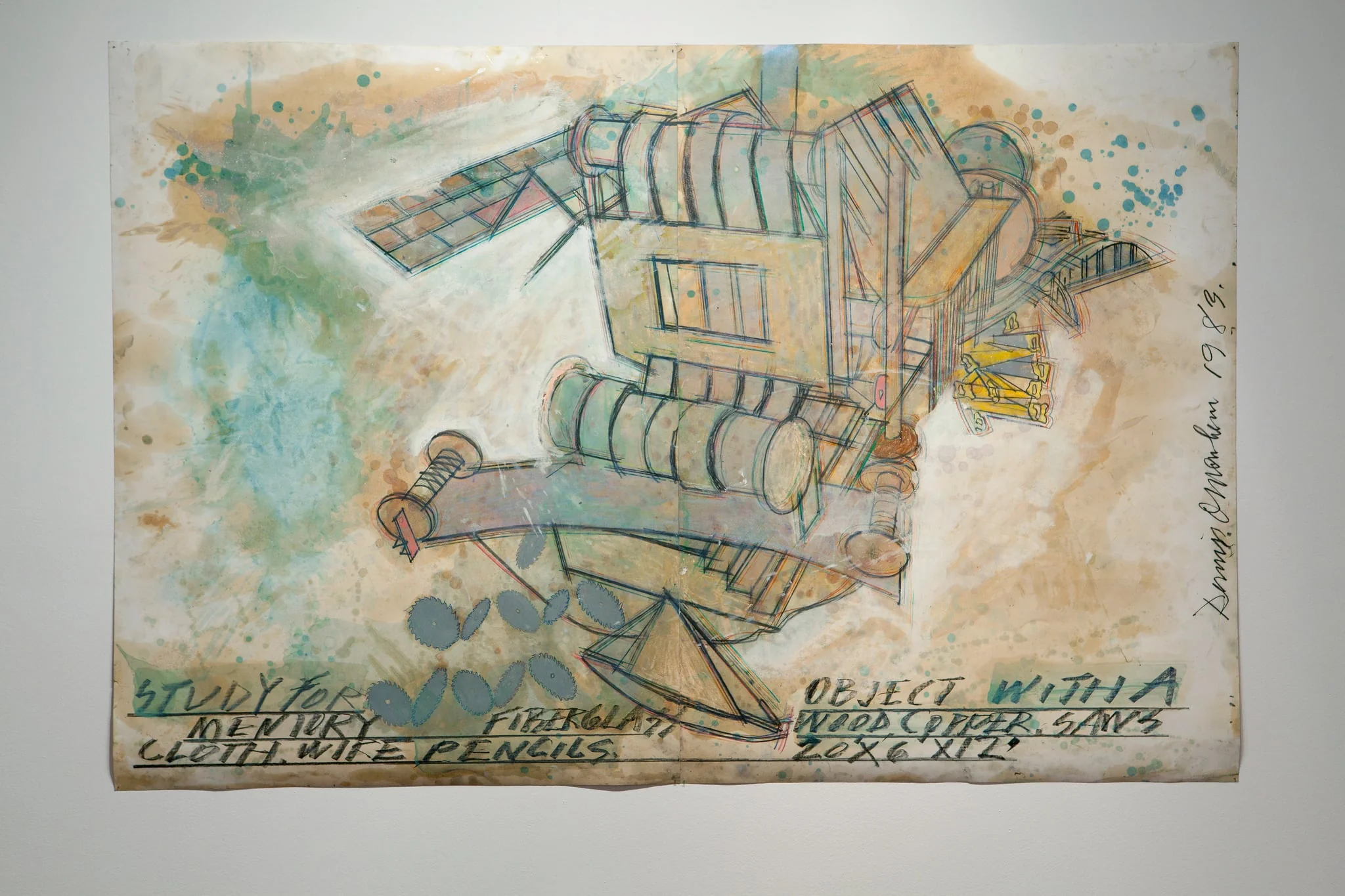 Study for Object with Memory, by Dennis Oppenheim, 1997