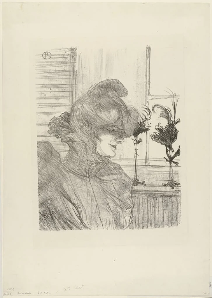 Untitled, by Henri de Toulouse-Lautrec, ink, 1900