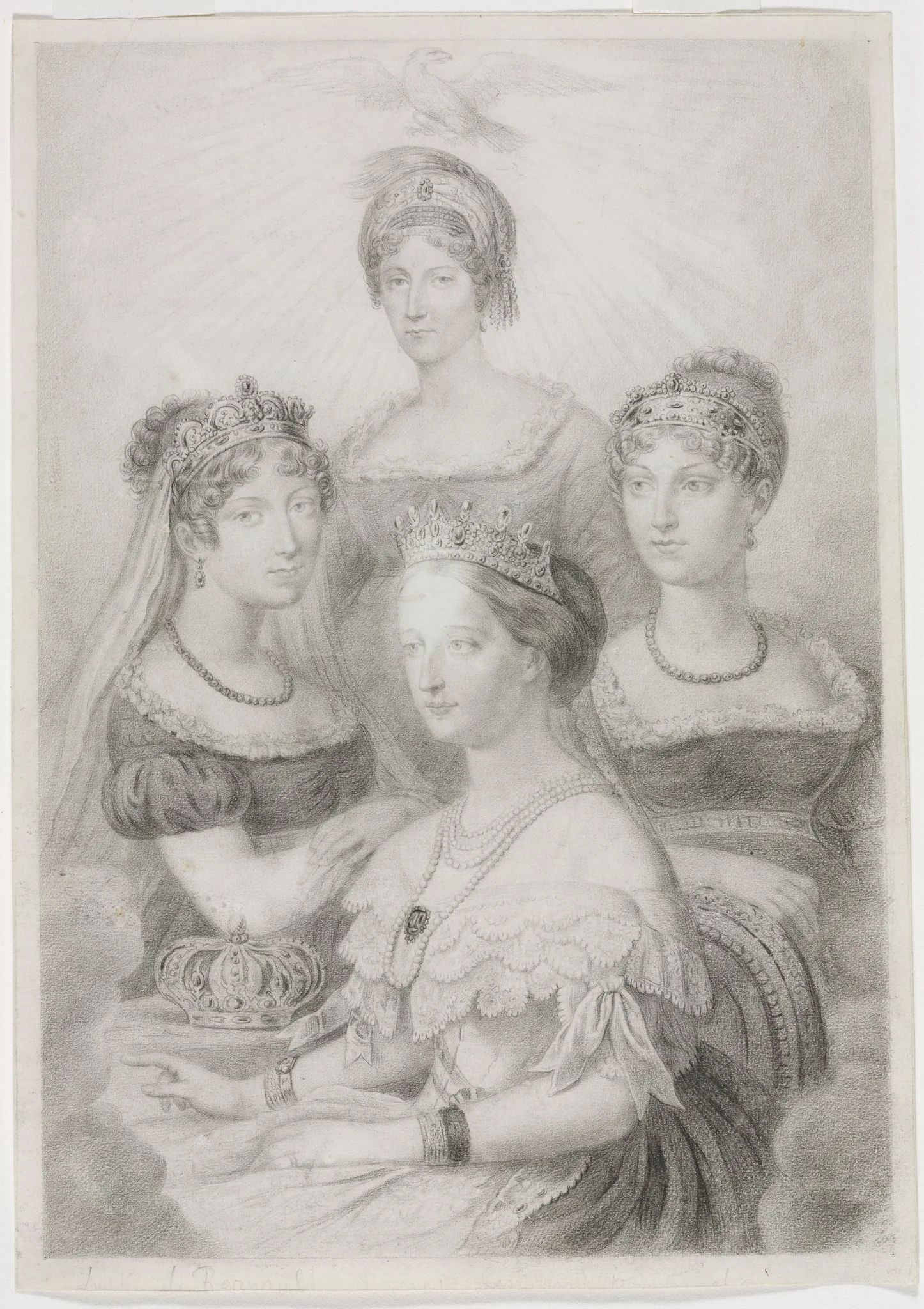 Bonaparte Women, by Thomas Casimir Regnault, 1859