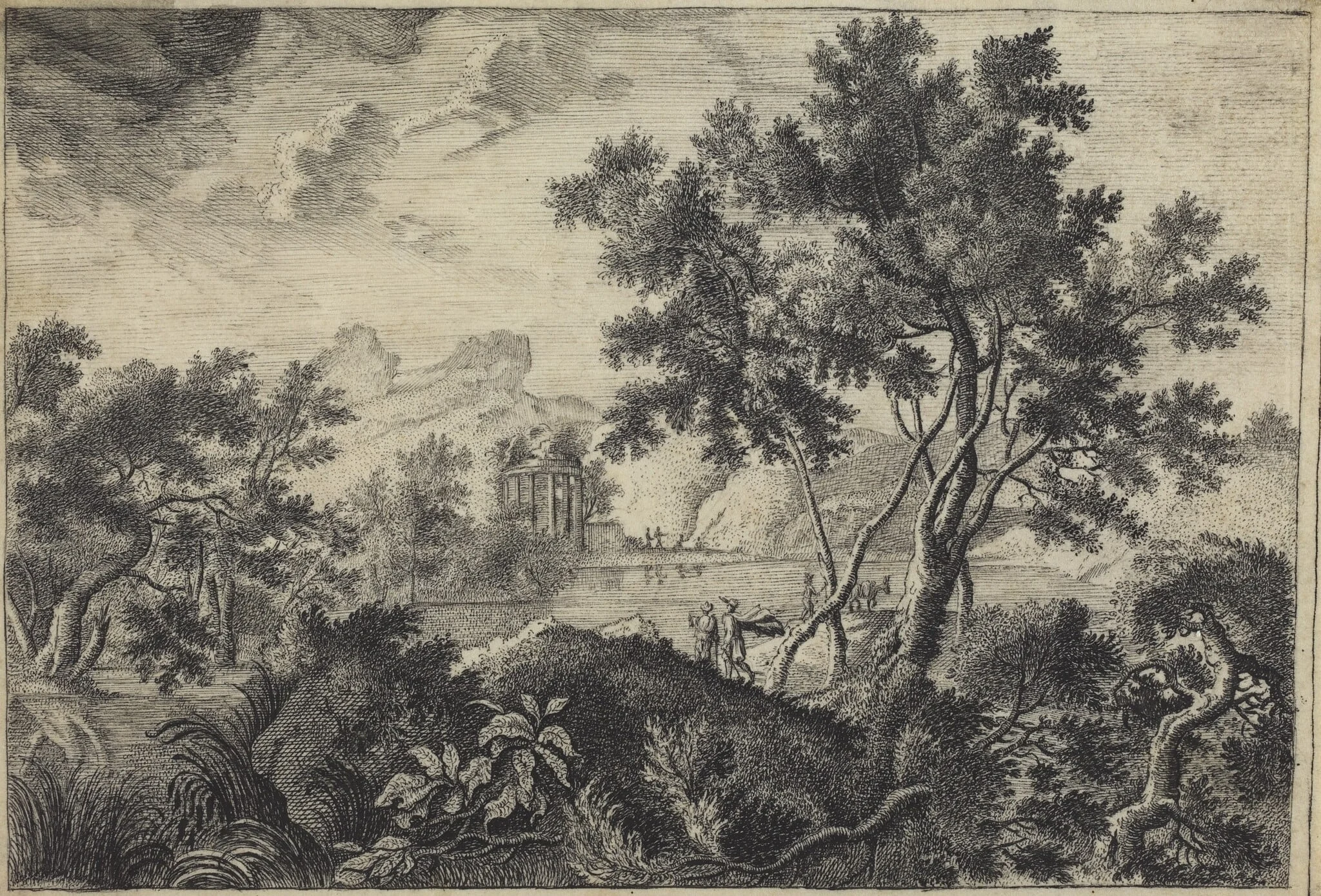 Classical Landscape with a Tempietto