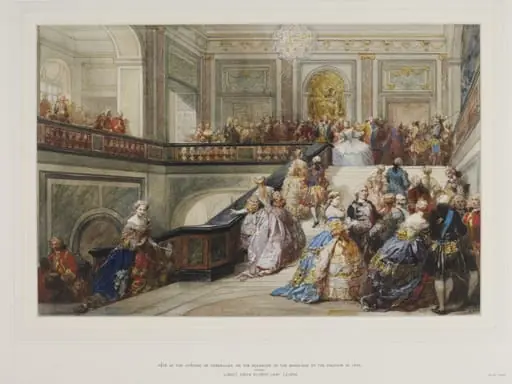 Fete at the Chateau de Versailles in 1745 on the occasion of the marriage of the Dauphin