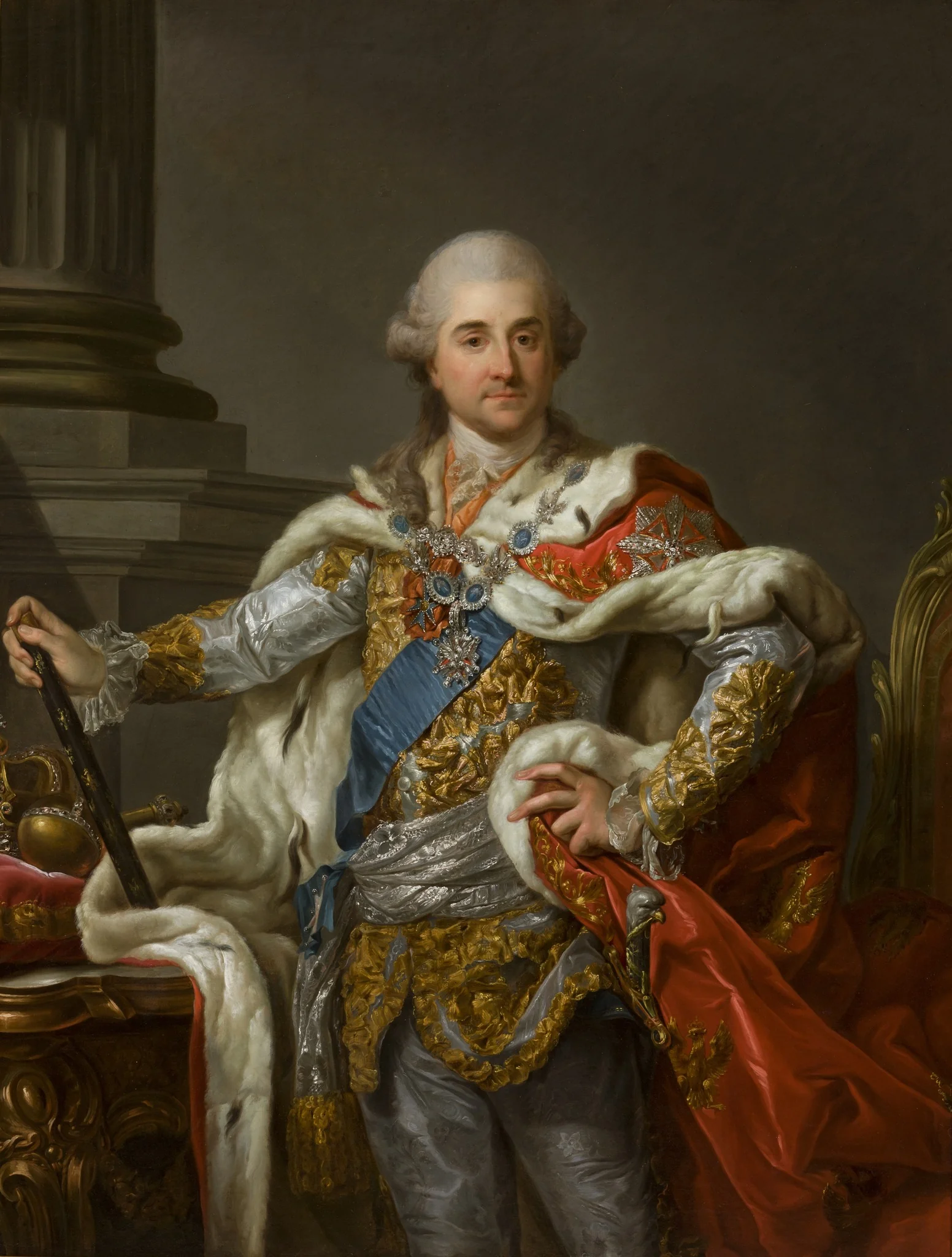 Portrait of Stanislaus Augustus Poniatowski in Coronation Robes