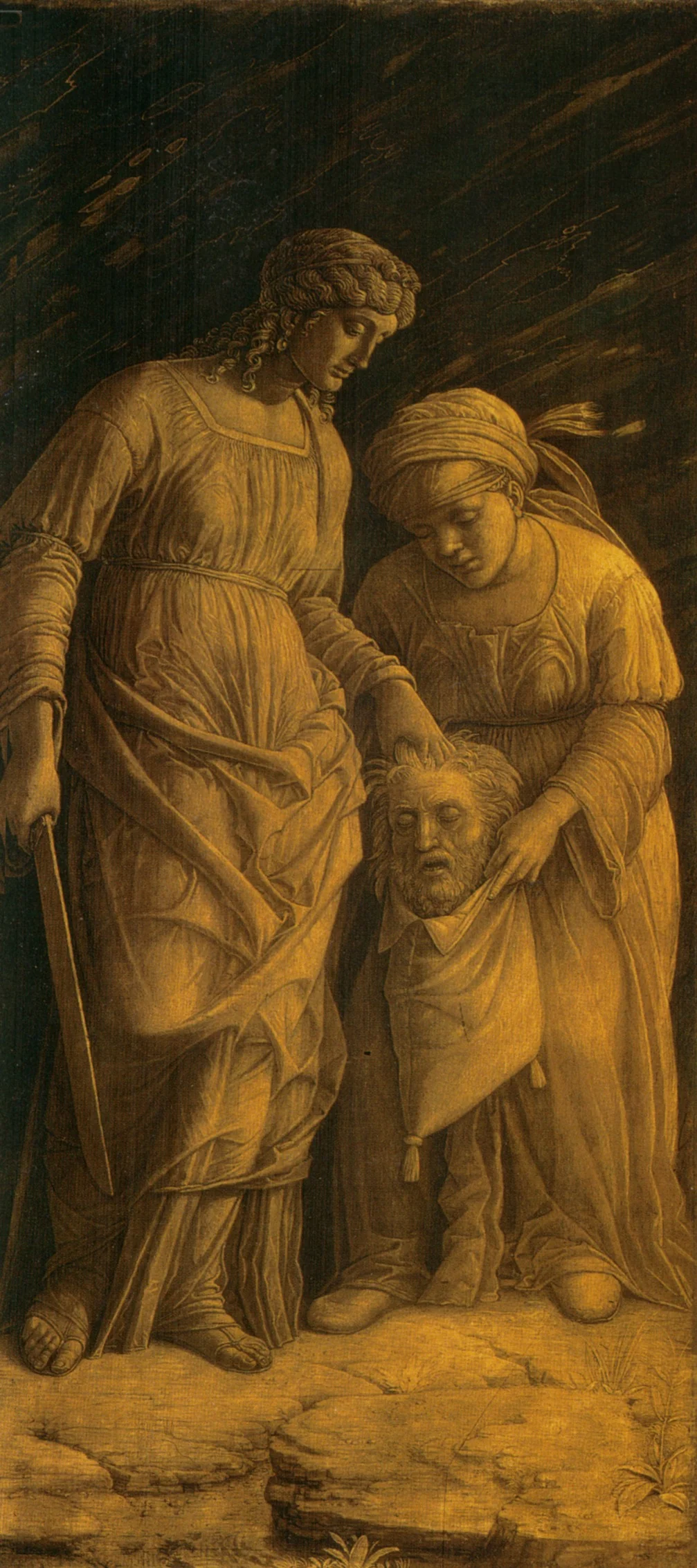 Judith, by Andrea Mantegna, tempera, 1498
