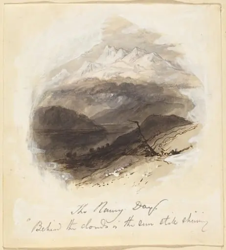 Illustration for Longfellow's "The Rainy Day"