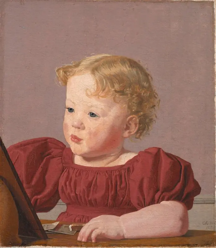 Ida Thiele, the future Mrs Wilde, as a Child