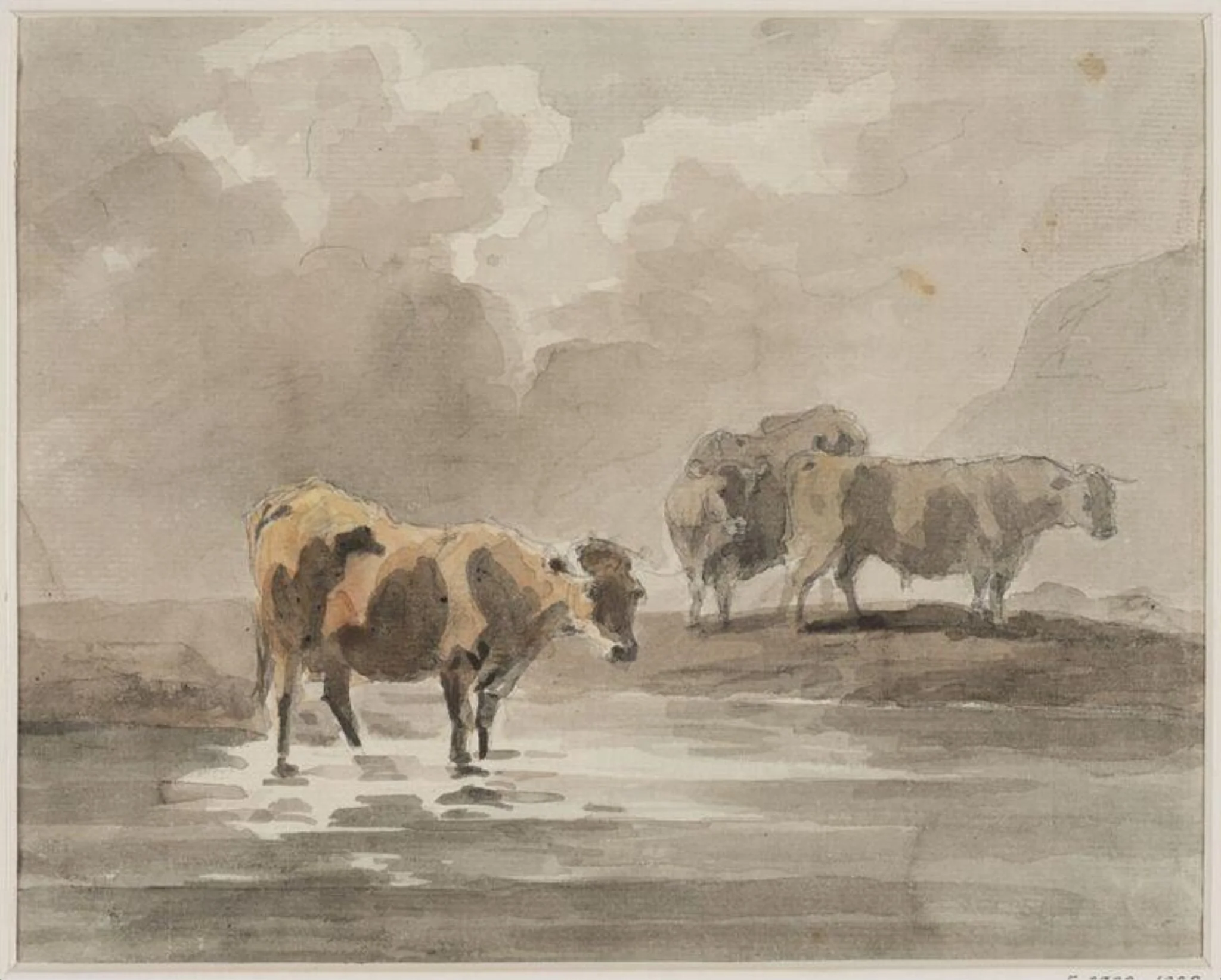Untitled, by Sawrey Gilpin, watercolor, 1753