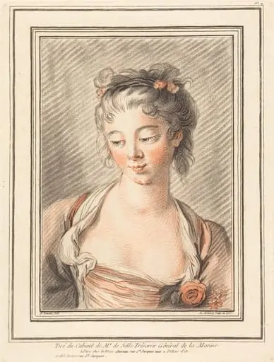Bust of a Young Woman Looking Down