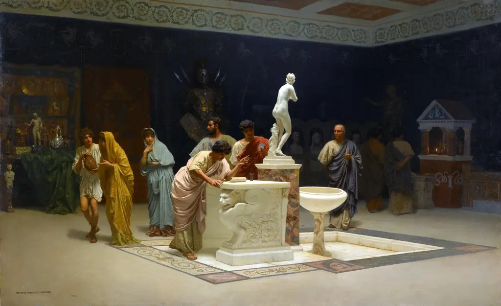 At Maecenas' reception room.
