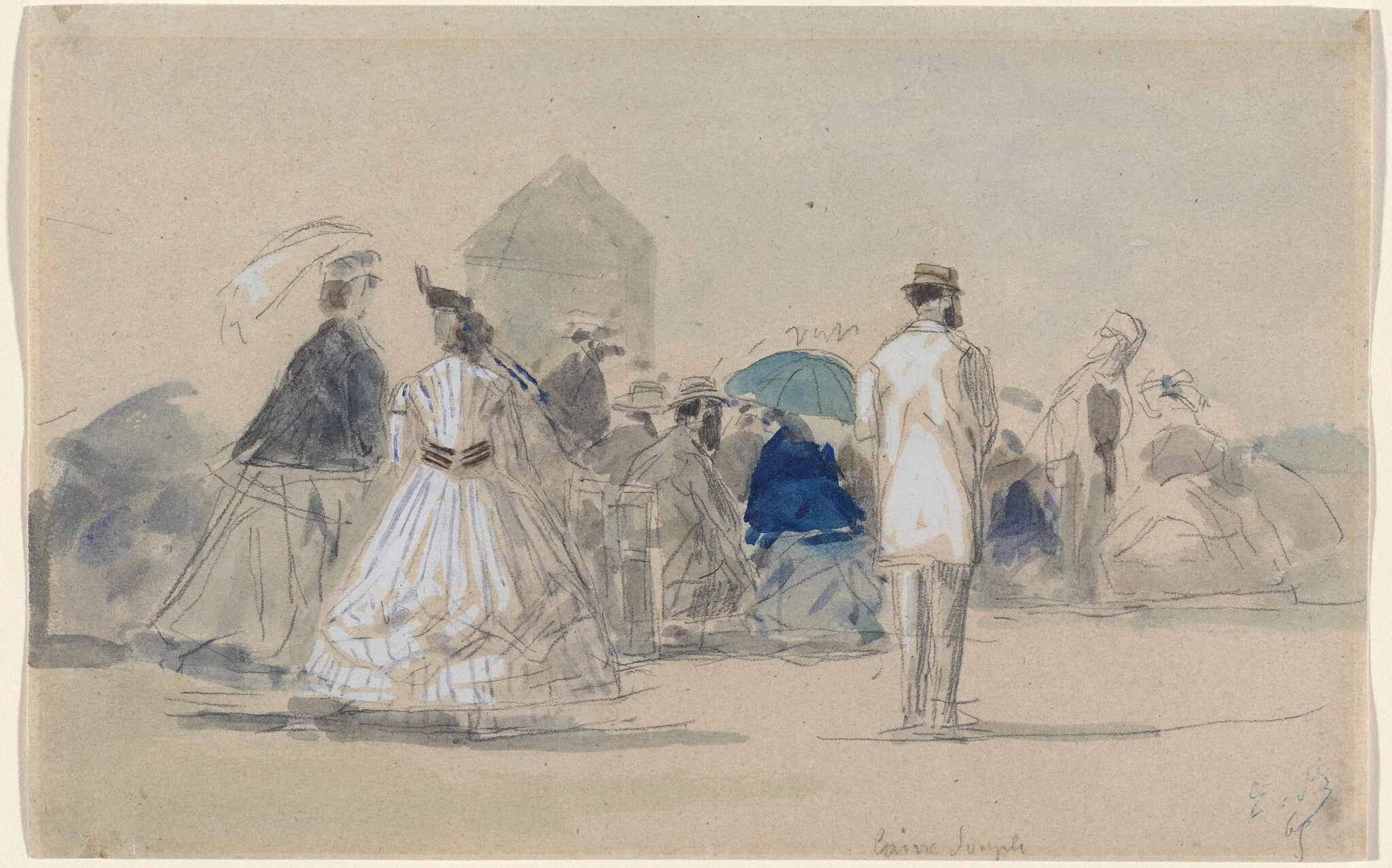 Crinolines on the Beach