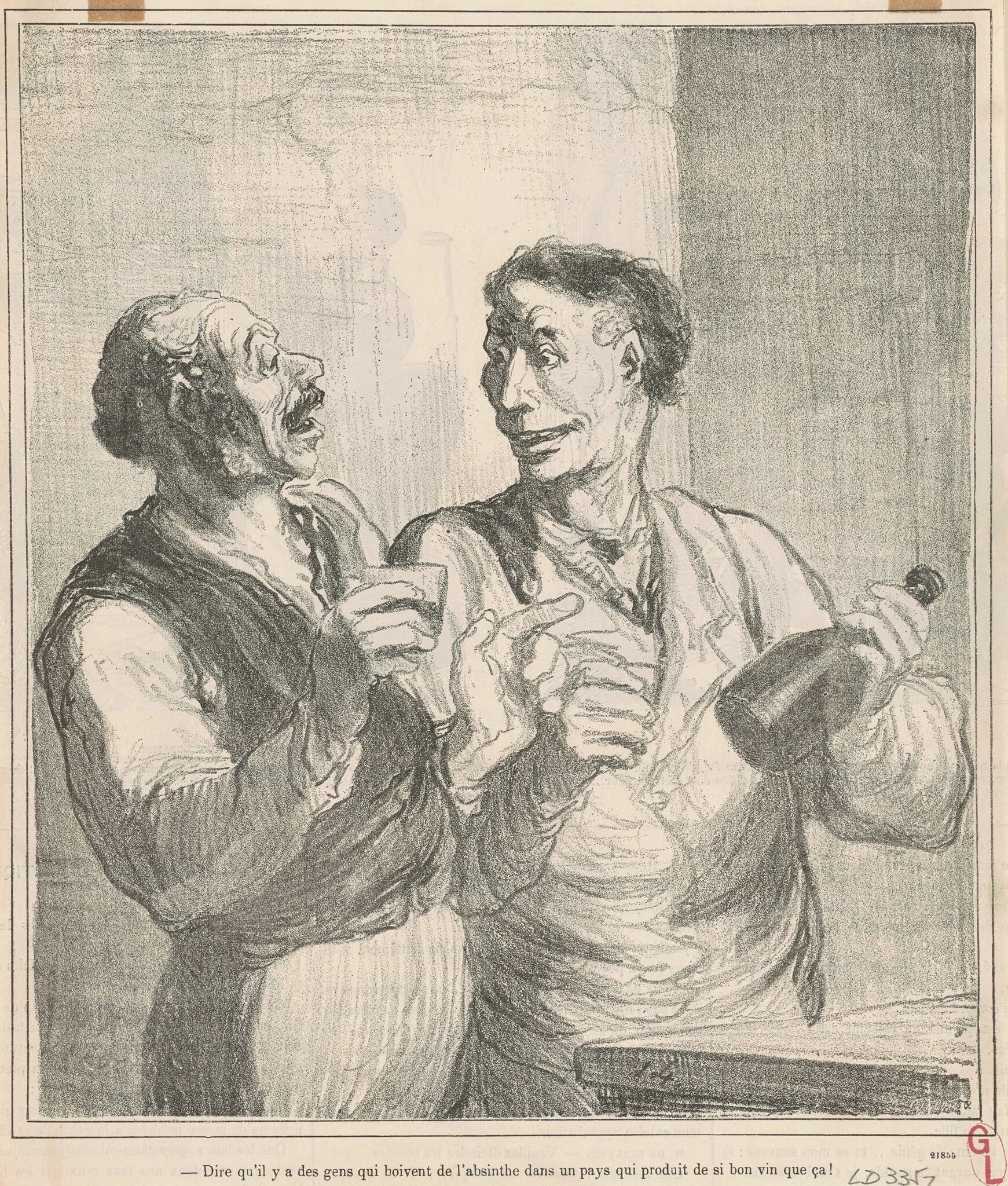 Dire qu'il y a des gens qui boivent de l'absinthe ...