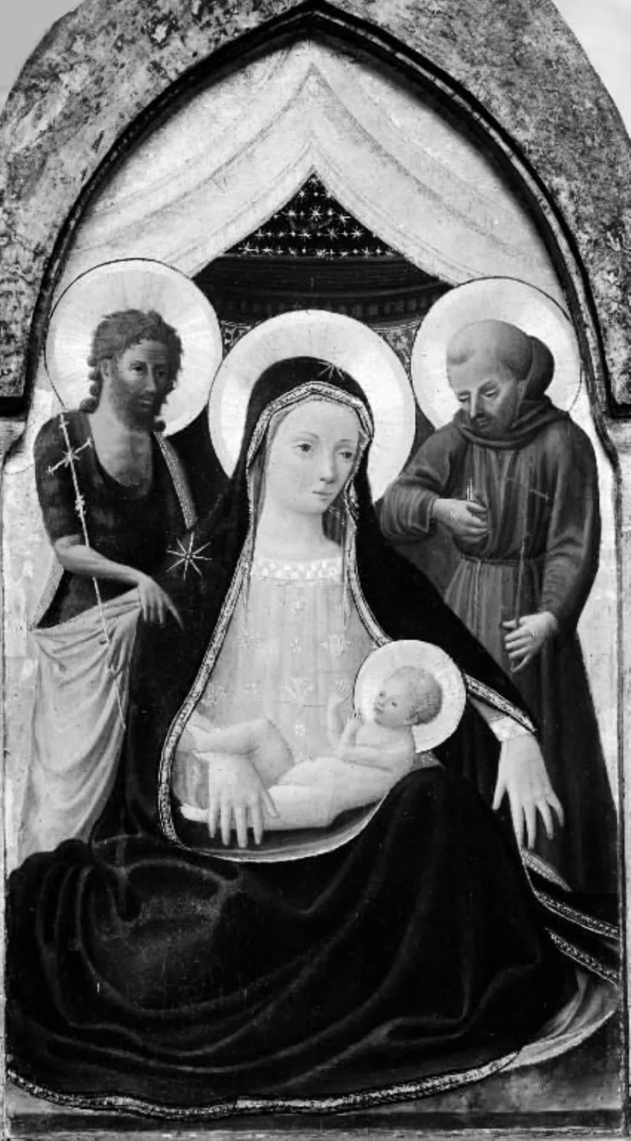 Virgin and Child with Saints, by Unknown, 1437