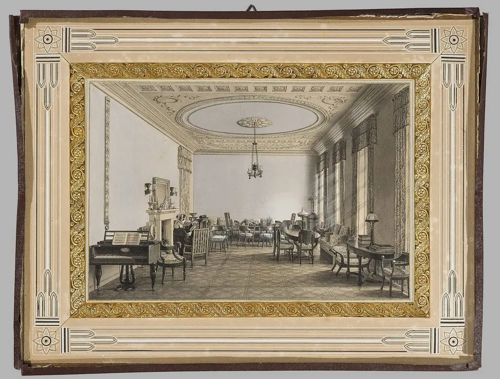 Widok wnętrza salonu