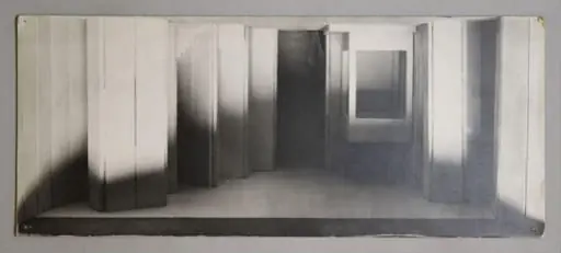 Photograph of a Gordon Craig set model