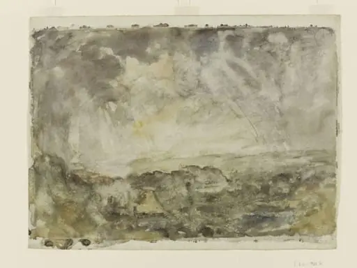 Preliminary sketch for the oil painting 'The Shower, Richmond'