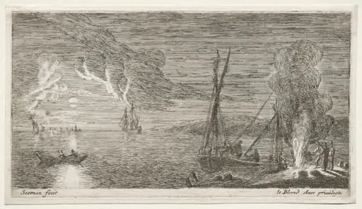 A Bonfire and Moonlight