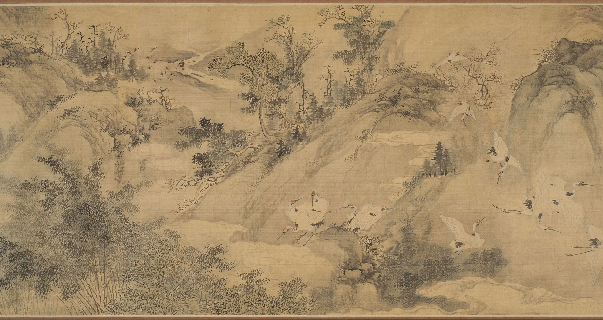 One Hundred Cranes, by Unknown, unspecified, 1726