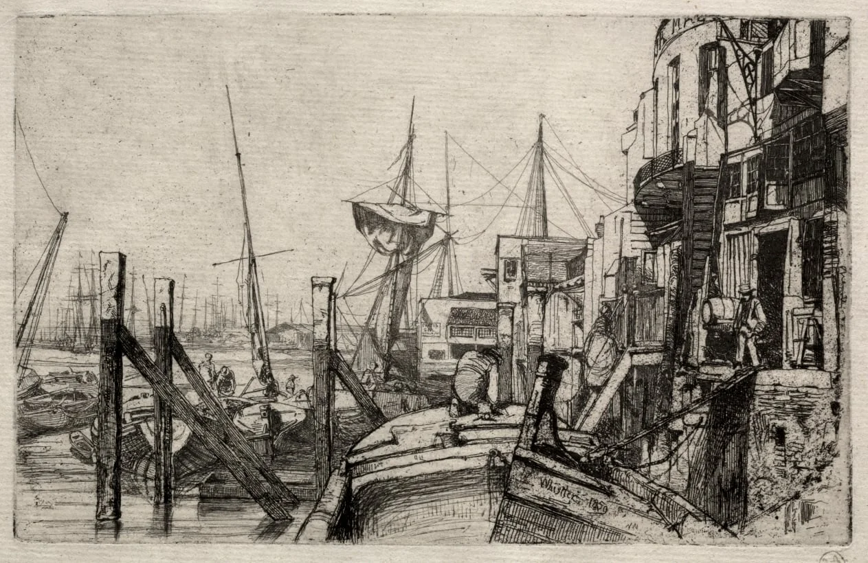 The Limehouse, by James McNeill Whistler, 1871