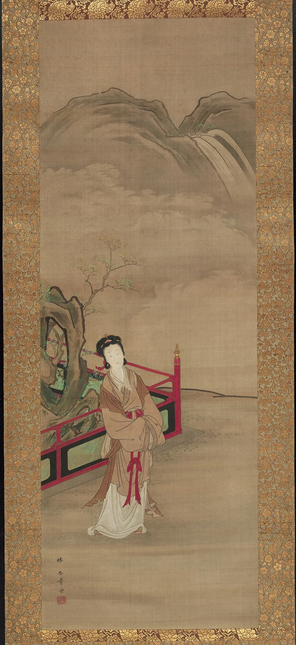Chinese Beauty (Yang Guifei), by Katsukawa Shunshō, unspecified, 1796