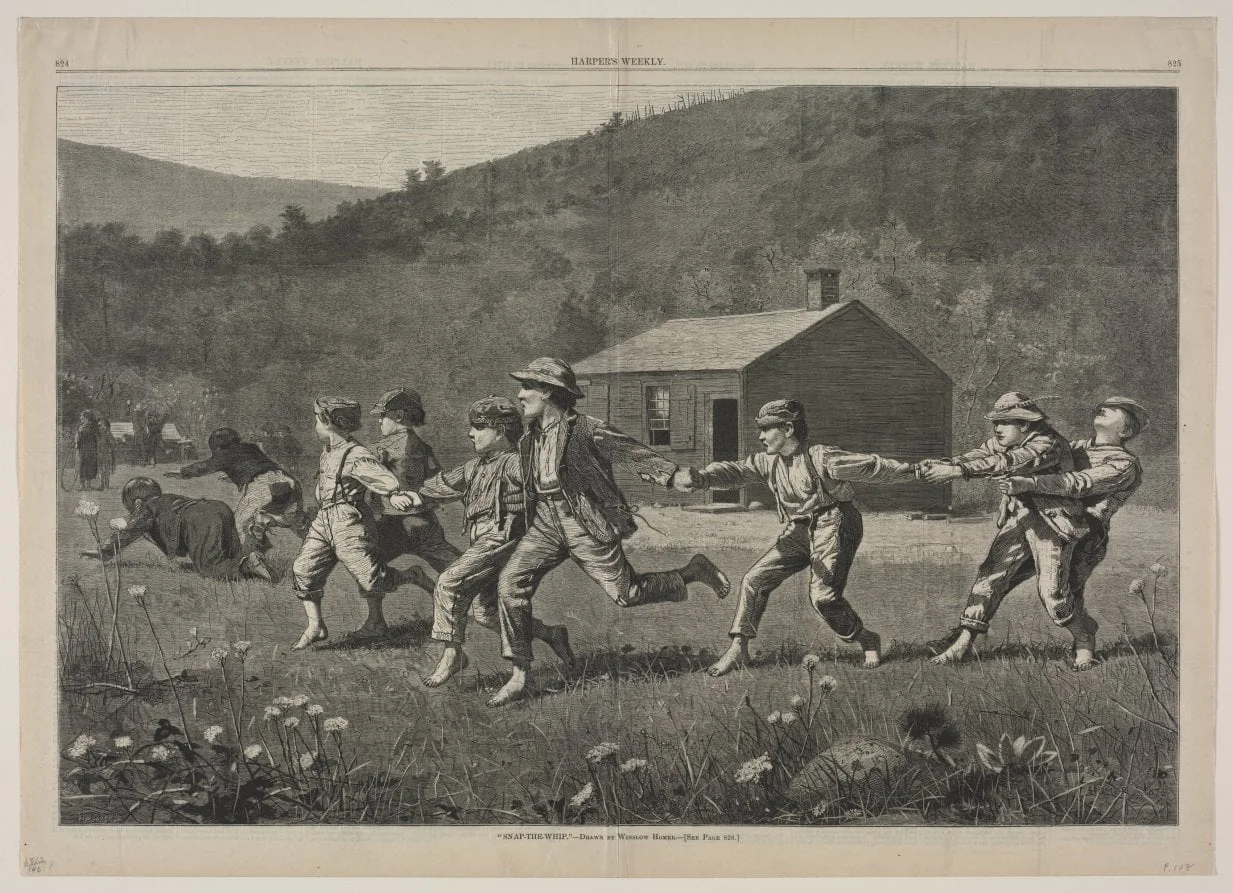 "Snap-the-Whip", by Winslow Homer, 1873