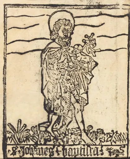 Saint John the Baptist [recto]