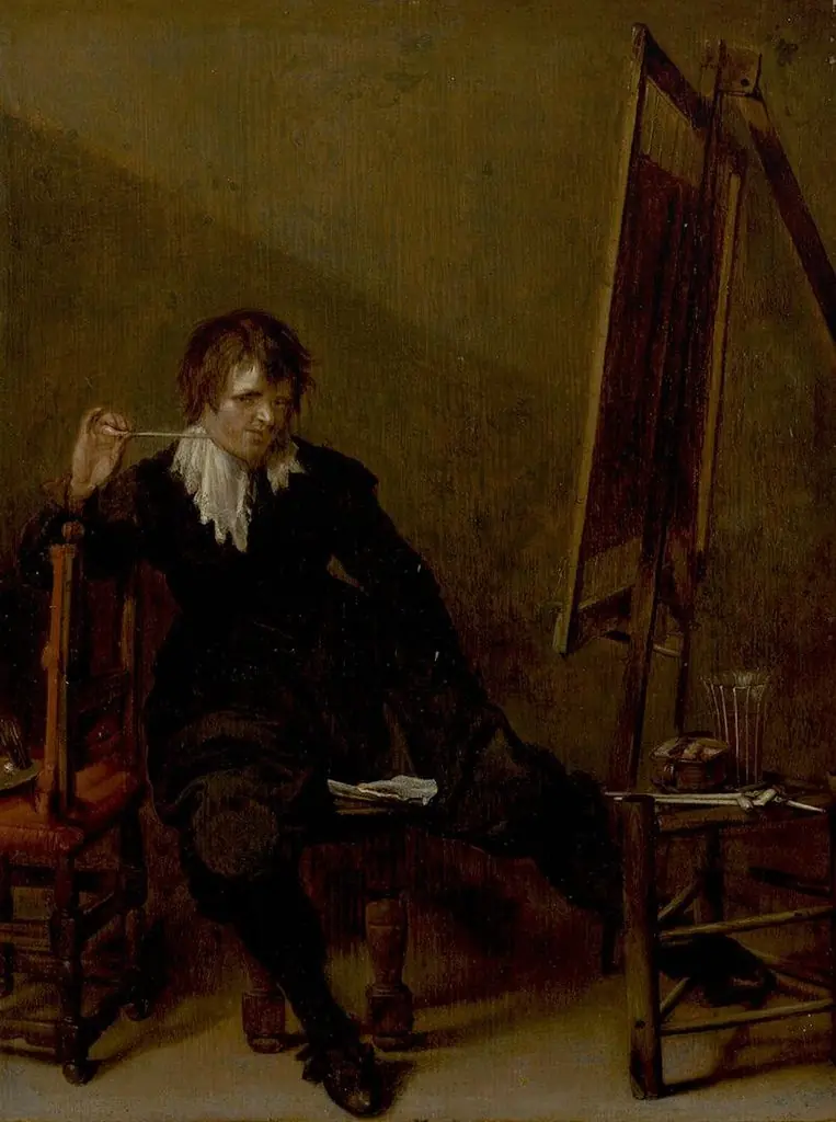 An Artist in Front of the Easel