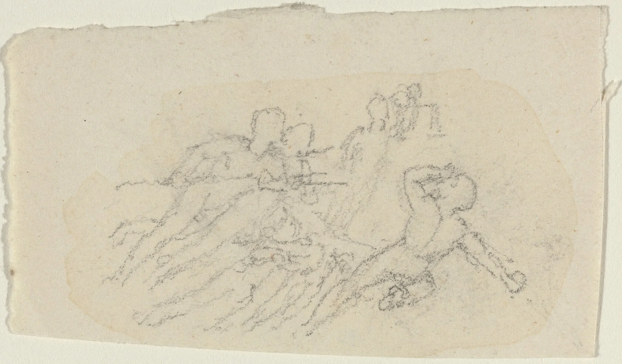 Group of Figures, by John Flaxman, graphite, 1790