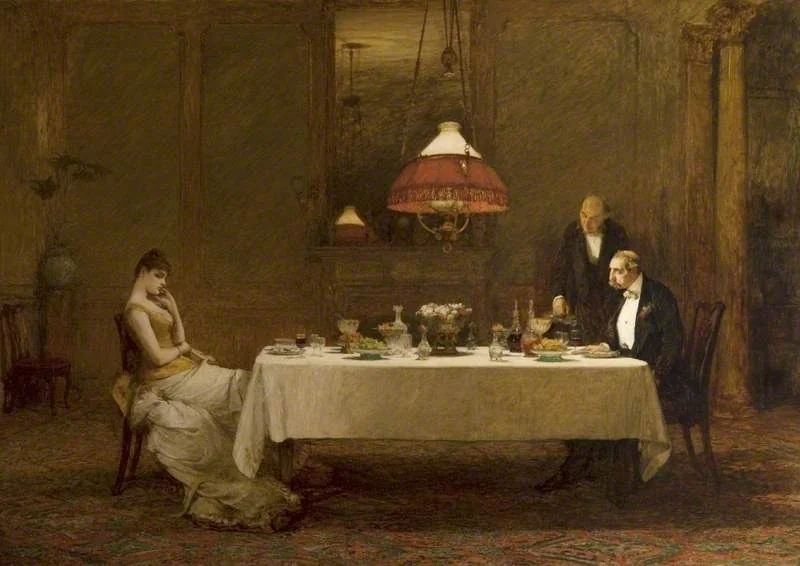 Le mariage de convenance, by William Quiller Orchardson, oil, 1892
