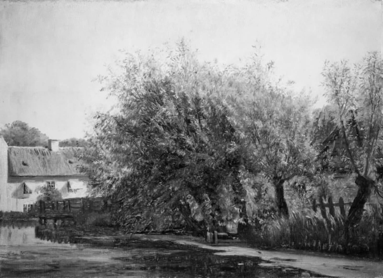 Parti fra knivfabrikken ved Råvaddam, by Unknown, 1866