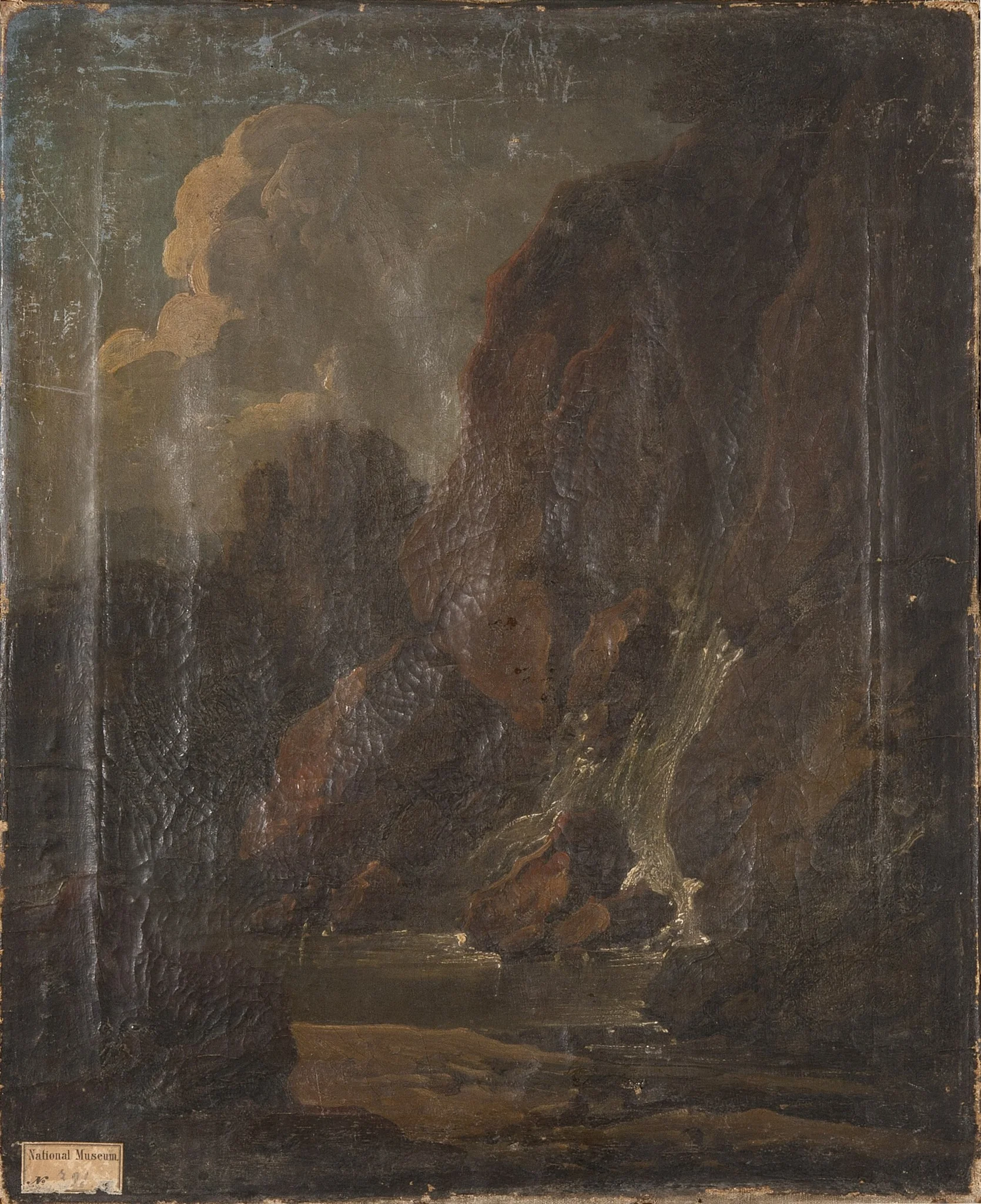 Landskap, by Unknown, oil