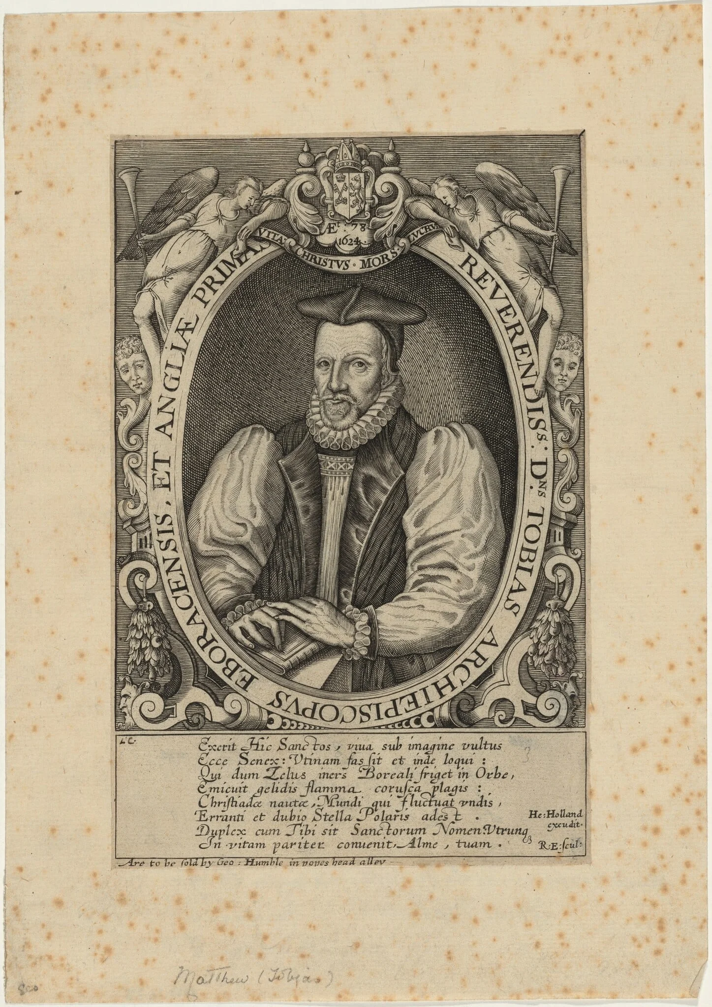 Tobias Matthew, D.D., Archbishop of York