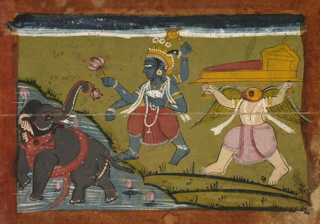 Gajendra Moksha:  The Salvation of the King of the Elephants