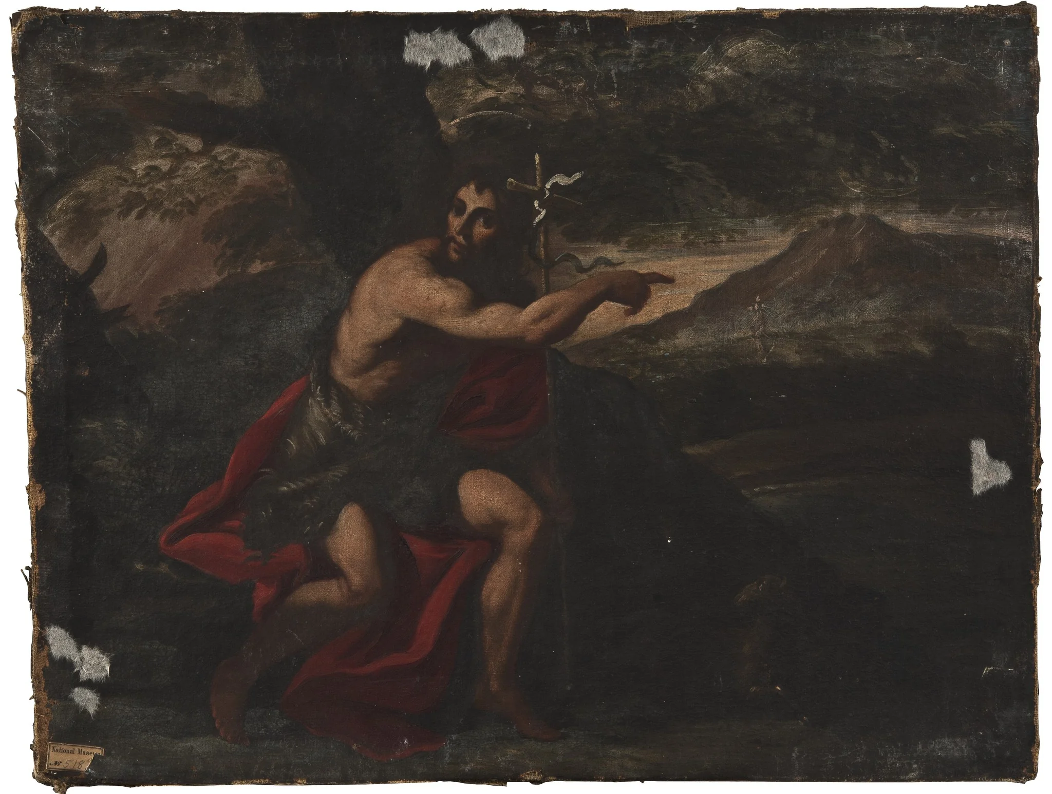 Johannes Döparen, by Unknown, oil
