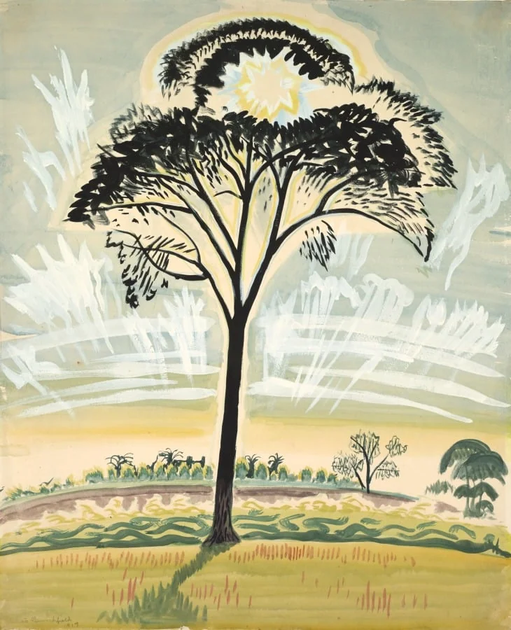 The Sun Through the Trees, by Charles Burchfield, 30