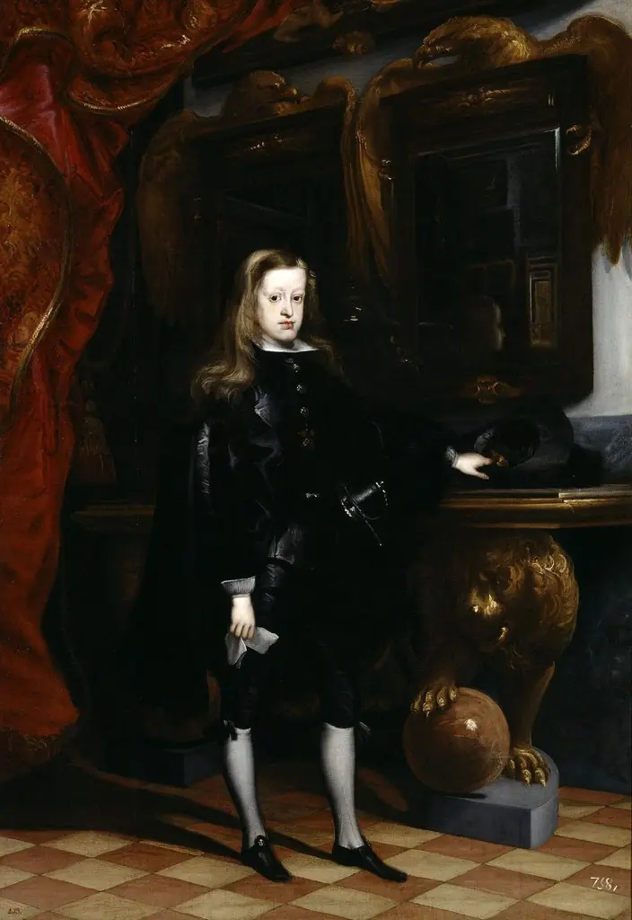Charles II as a child