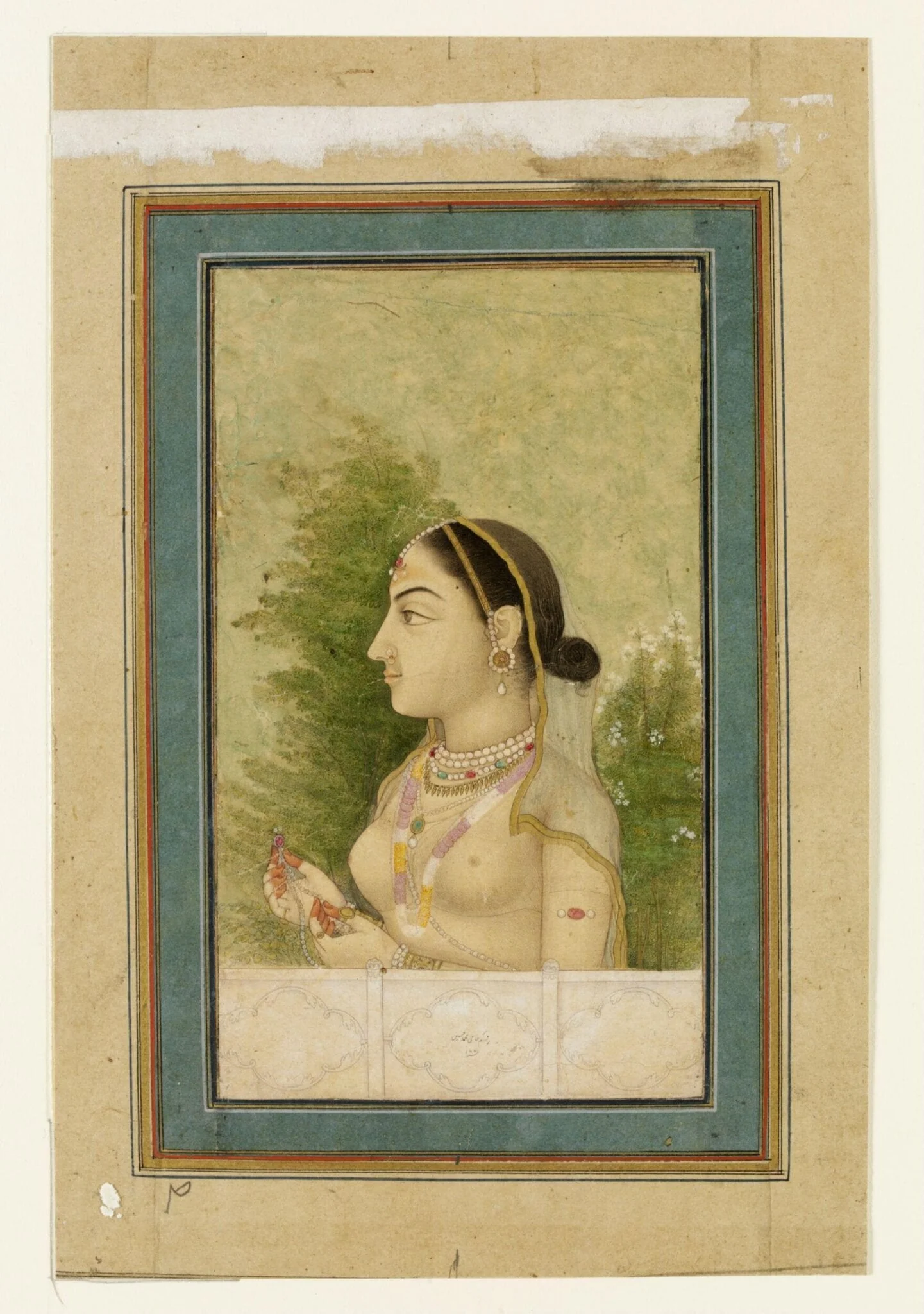 Untitled, by Muhammad Husseyn, paint, 1774