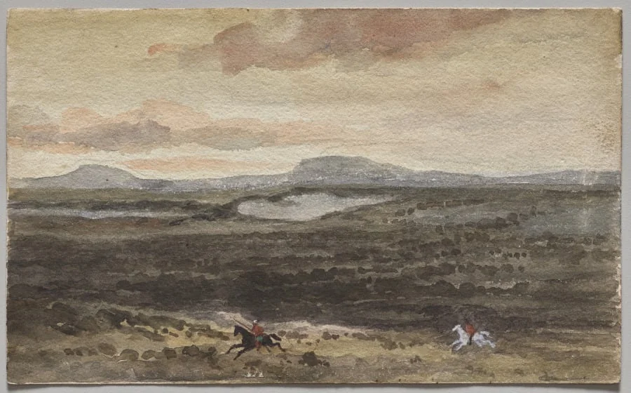 View of the Midwest Plains, by Frédéric-Auguste Bartholdi, 1871