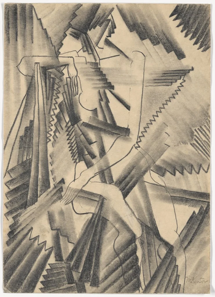 Untitled, by Morris Kantor, graphite, 1921