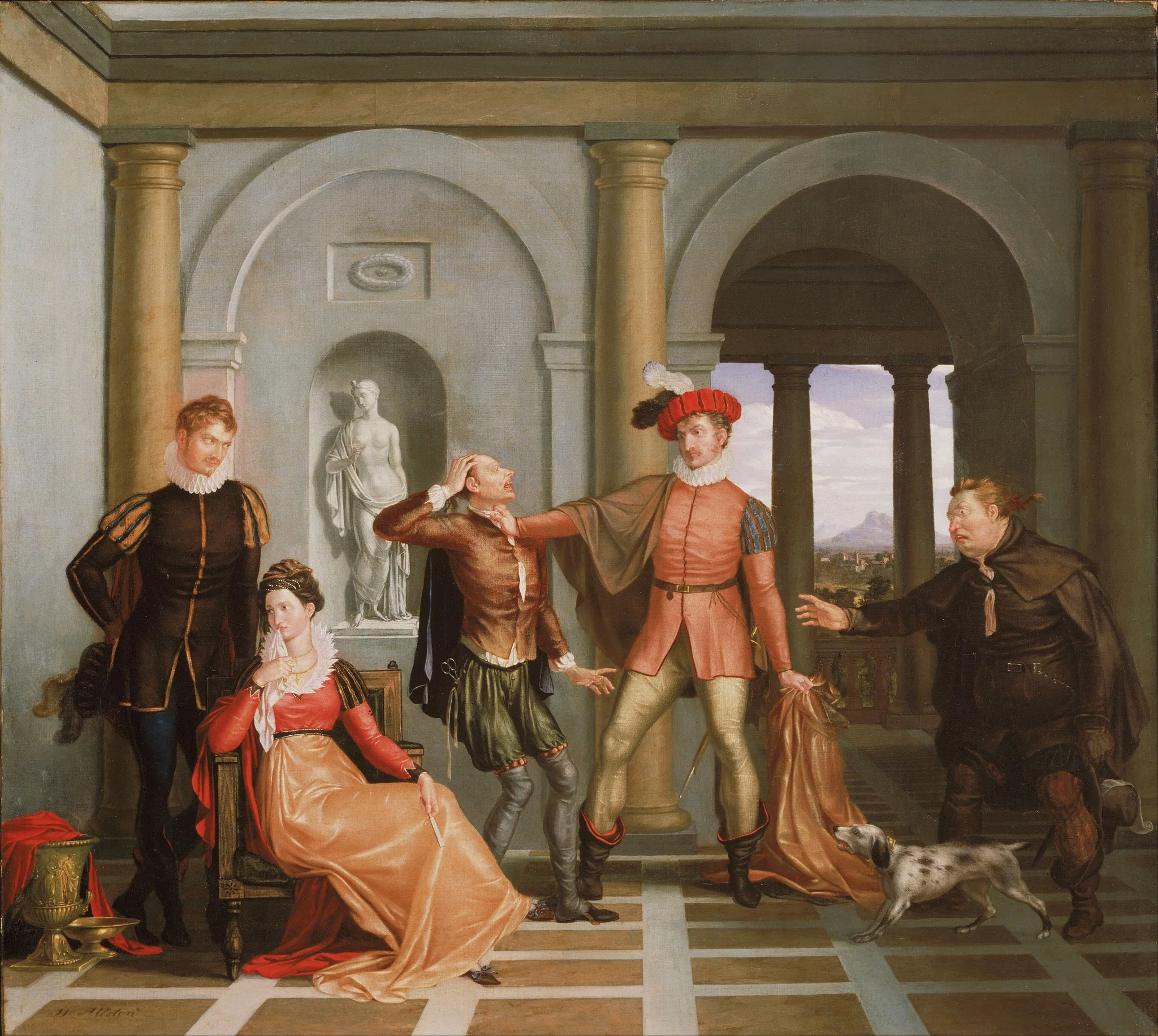 Katharina and Petruchio (Scene from Shakespeare's "The Taming of the Shrew")