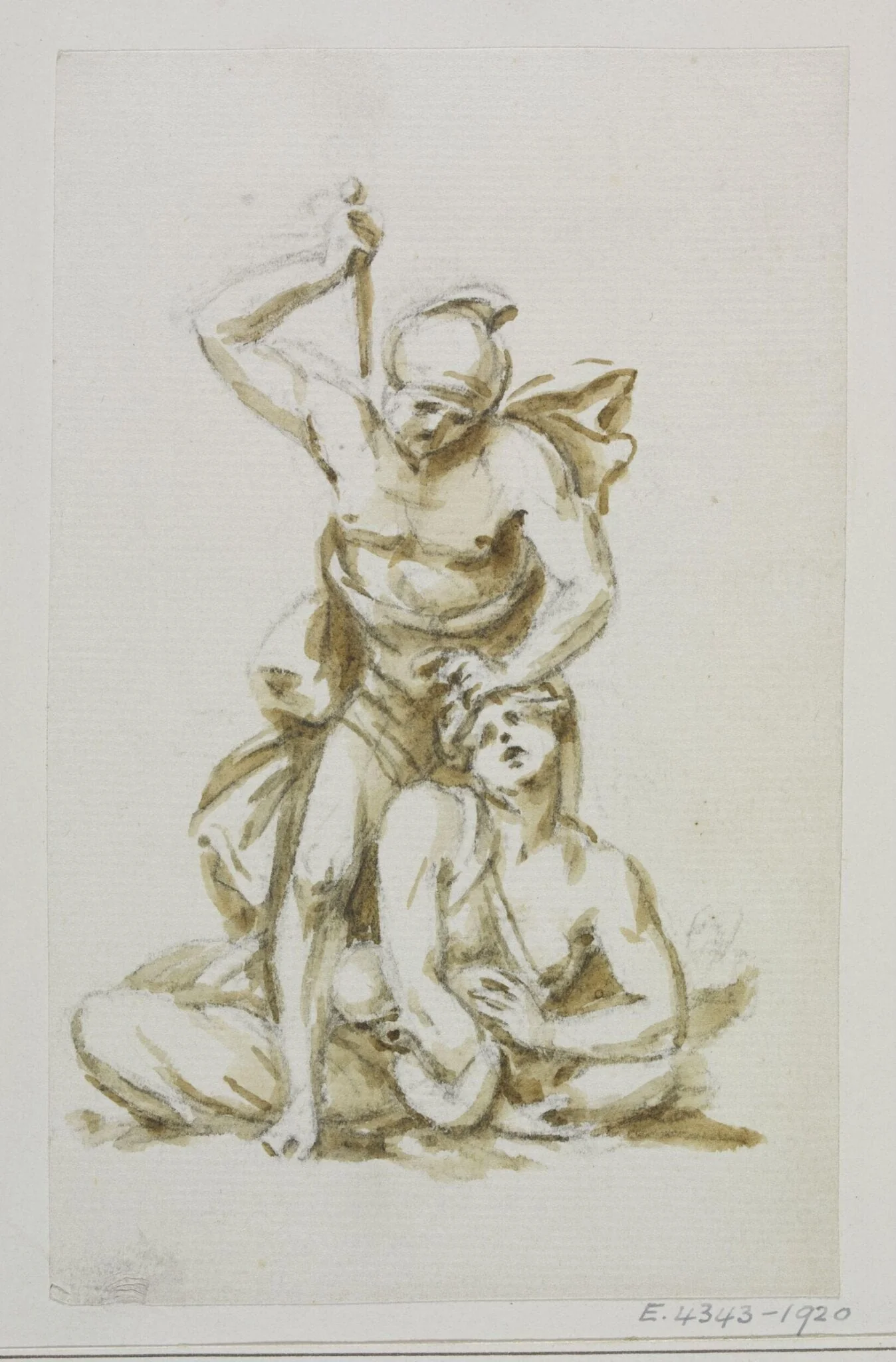 Unidentified design, sculpture, by Joseph Frans Nollekens, 1737