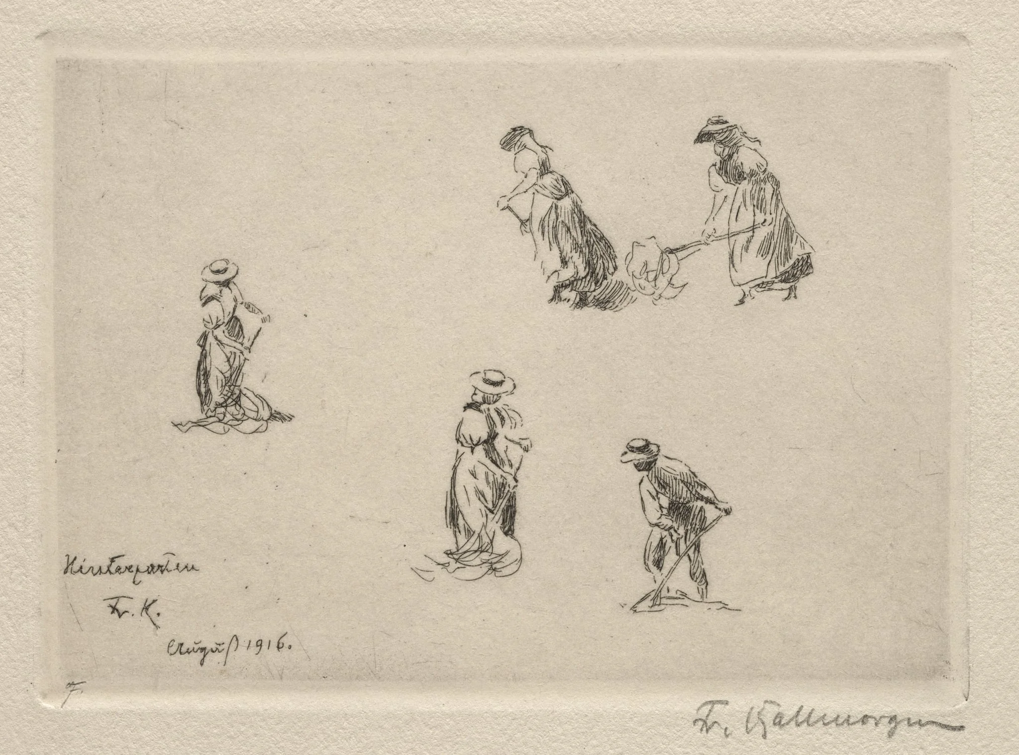 Haymakers, by Friedrich Kallmorgan, 1916