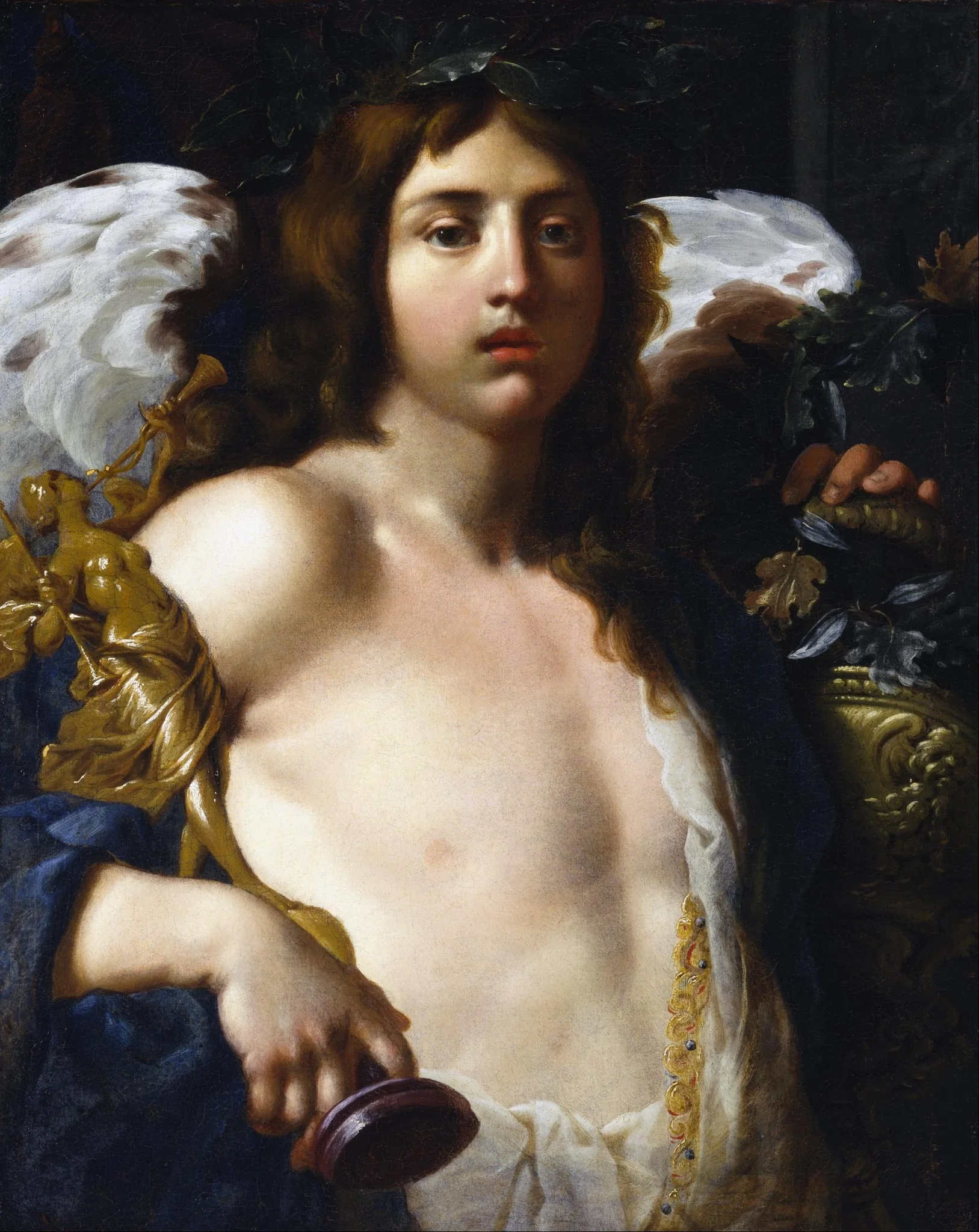 Love of Virtue, by Alessandro Rosi, oil, 1650