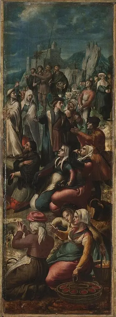 Triptych:Crucifixion of Jesus (right panel)