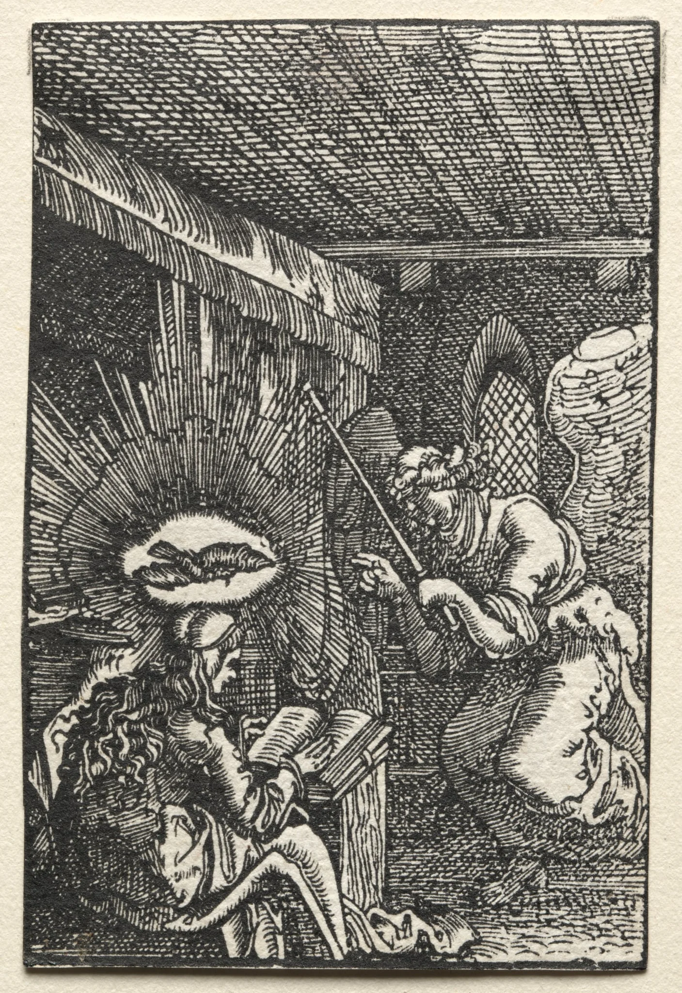 The Fall and Redemption of Man:  The Annunciation, by Albrecht Altdorfer, 1515